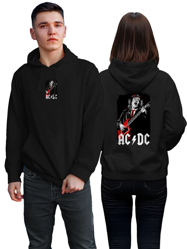 Худи AC DC Эйси Диси — Чёрная, фото 1