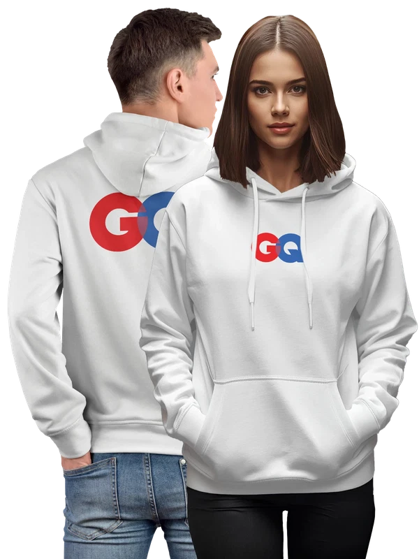 Худи GQ — Белая, фото 1