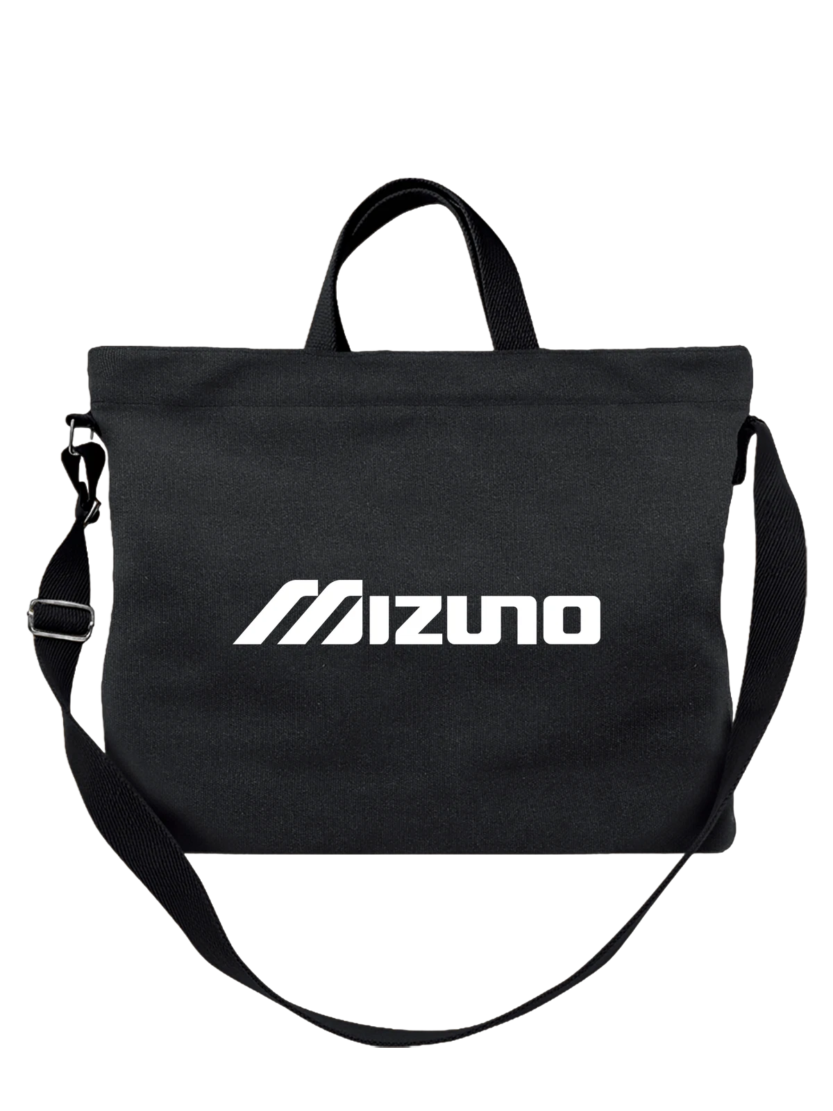 Сумка Mizuno чёрная с принтом — волейбол и футбол — Чёрная, фото 1