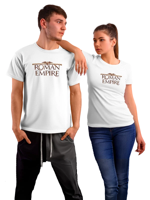 Футболка Римская Империя Roman Empire исторический символ — Белая, фото 1