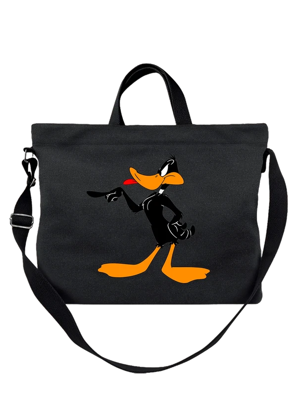 Сумка даффи дак daffy duck утка — Чёрная, фото 1