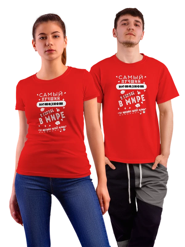 Футболка для Методиста — Красная, фото 1