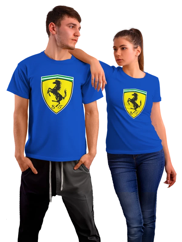 Футболка Ferrari — Синяя, фото 1