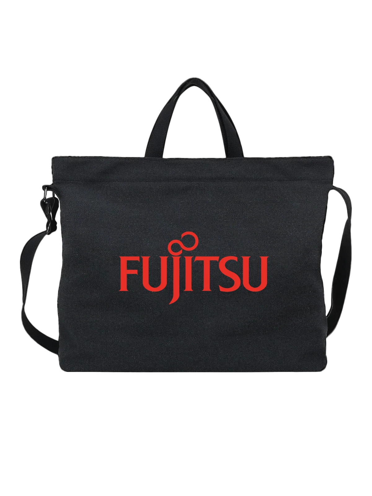 Сумка Fujitsu чёрная с принтом — цифровые решения — Чёрная, фото 1