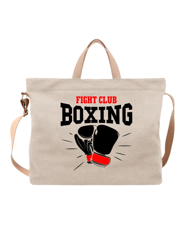 Сумка с боксерскими перчатками boxing fight club — Белая, фото 1