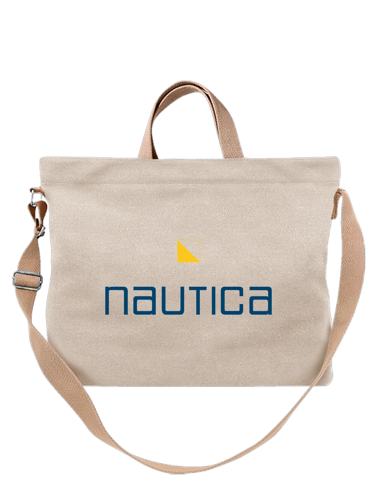 Сумка Nautica белая с принтом — яхты и парусный спорт — Белая, фото 1