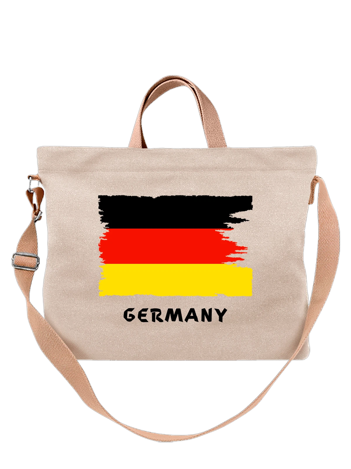 Сумка с флагом Германии Germany белая с принтом — национальная символика — Белая, фото 1