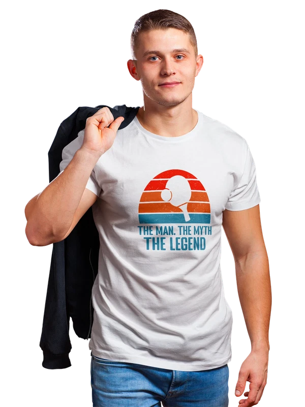 Футболка теннис the legend — Белая, фото 1