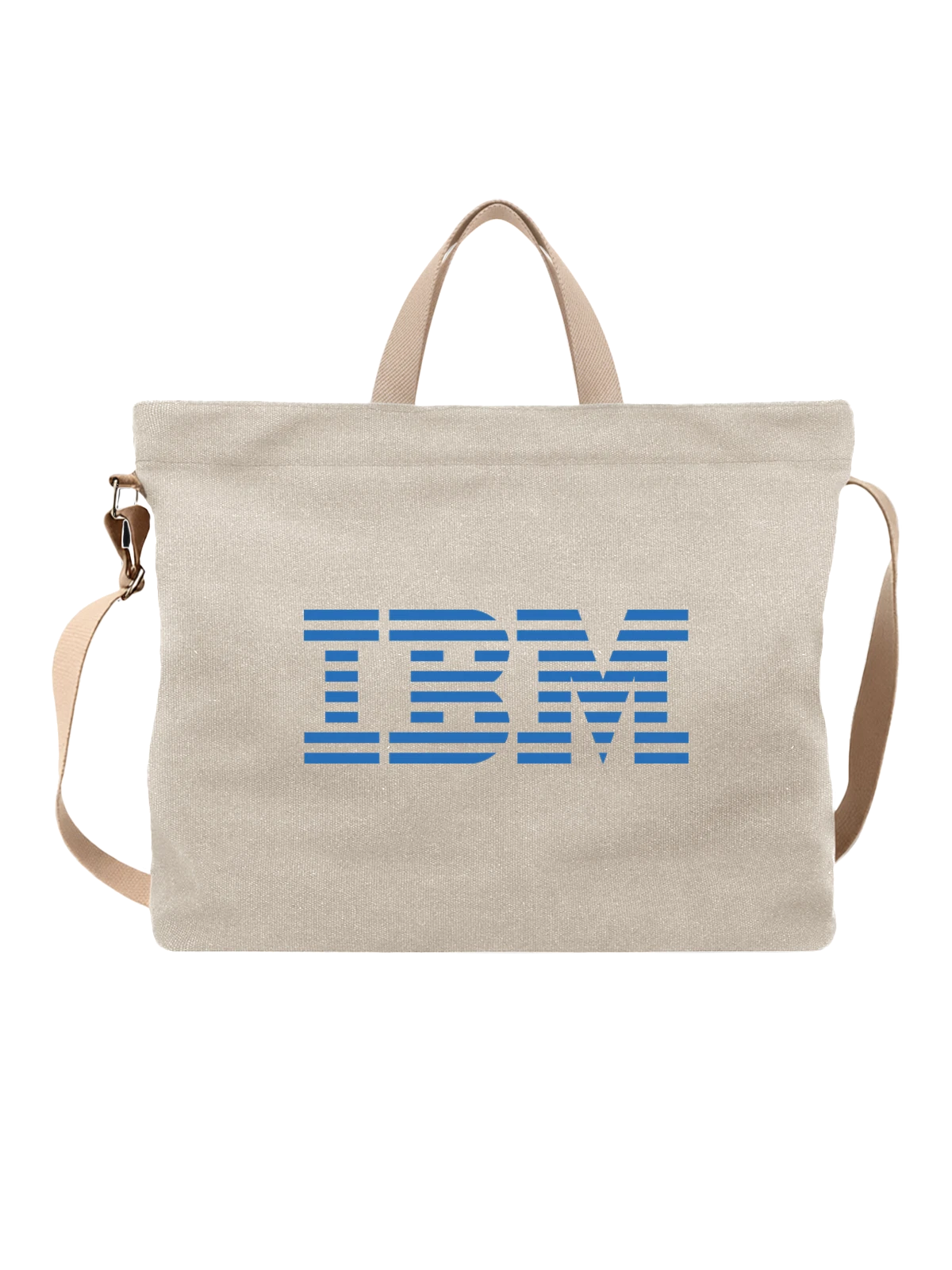 Сумка IBM белая с принтом — история вычислительной техники — Белая, фото 1