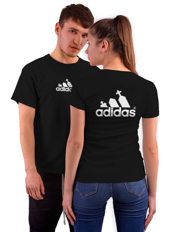 Футболка Adidas — Чёрная, фото 1