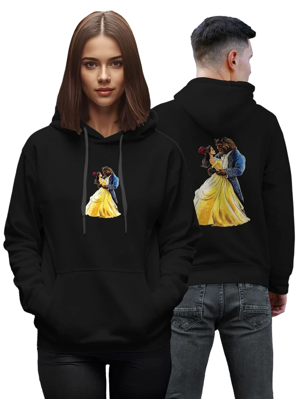 Худи с Красавицей и чудовищем Beauty and the Beast — Чёрная, фото 1