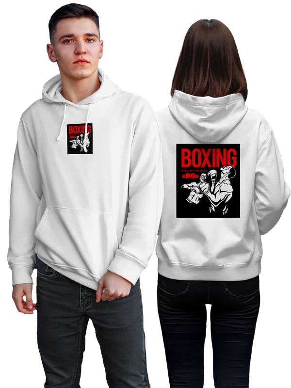 Худи с боксерами boxing — Белая, фото 1