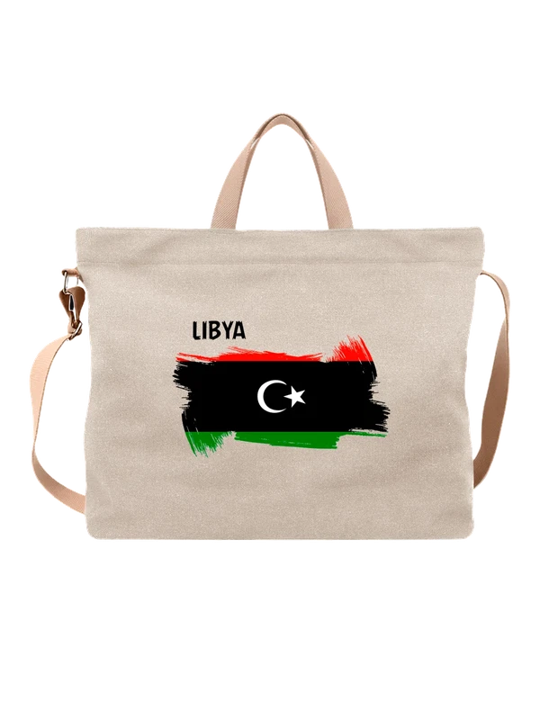 Сумка флаг Ливии Libya — Белая, фото 1