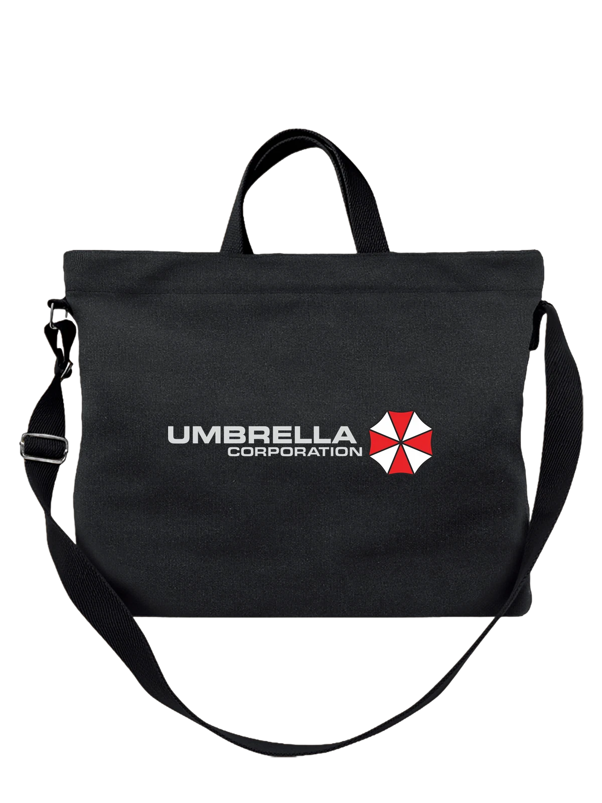 Сумка Umbrella Corporation Амбрелла чёрная с принтом — песня — Чёрная, фото 1