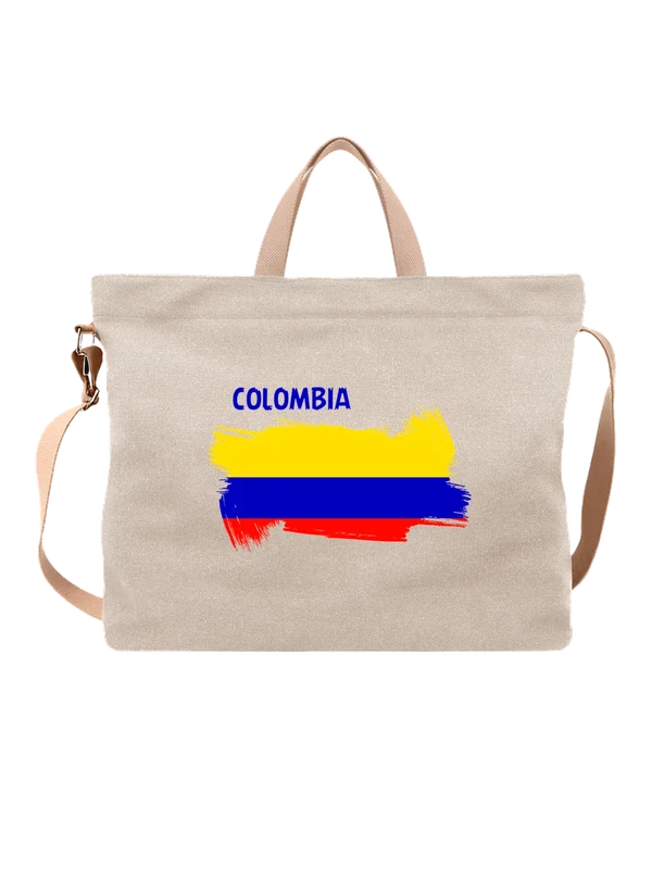 Сумка флаг Колумбии Colombia — Белая, фото 1