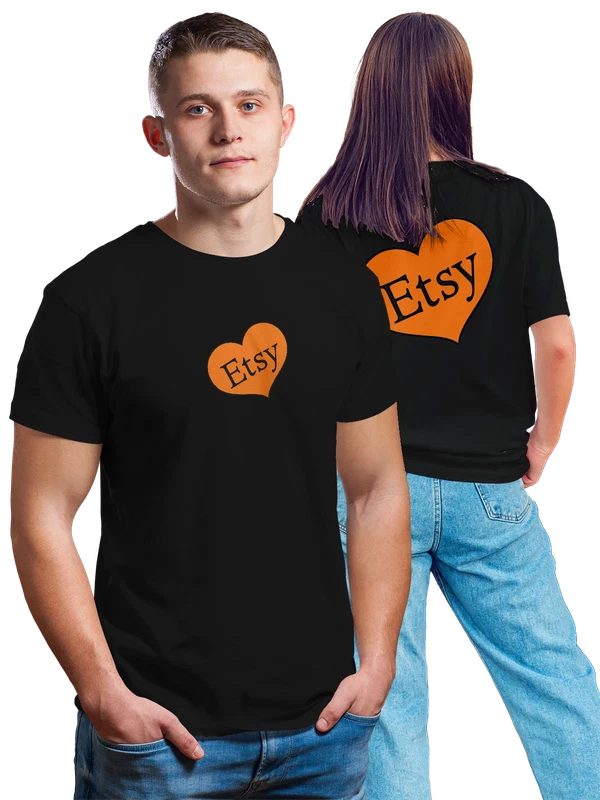 Футболка Etsy — Чёрная, фото 1