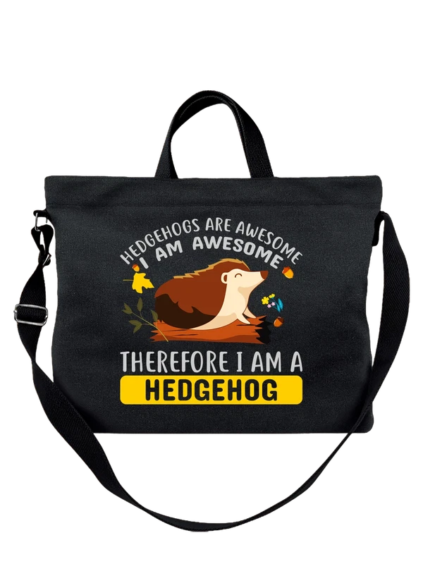 Сумка еж I am a hedgehog — Чёрная, фото 1