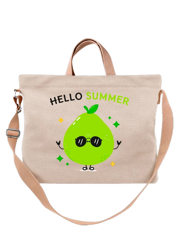 Сумка лайм hello summer — Белая, фото 1