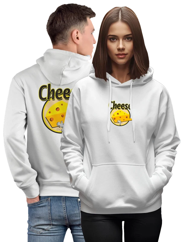 Худи с сыром cheese — Белая, фото 1