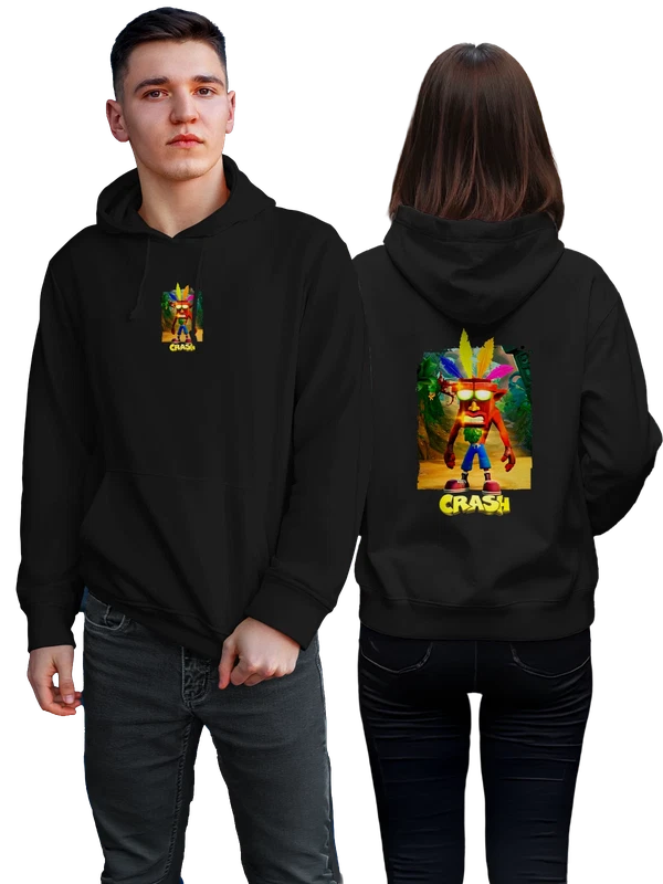 Худи Crash bandicoot — Чёрная, фото 1