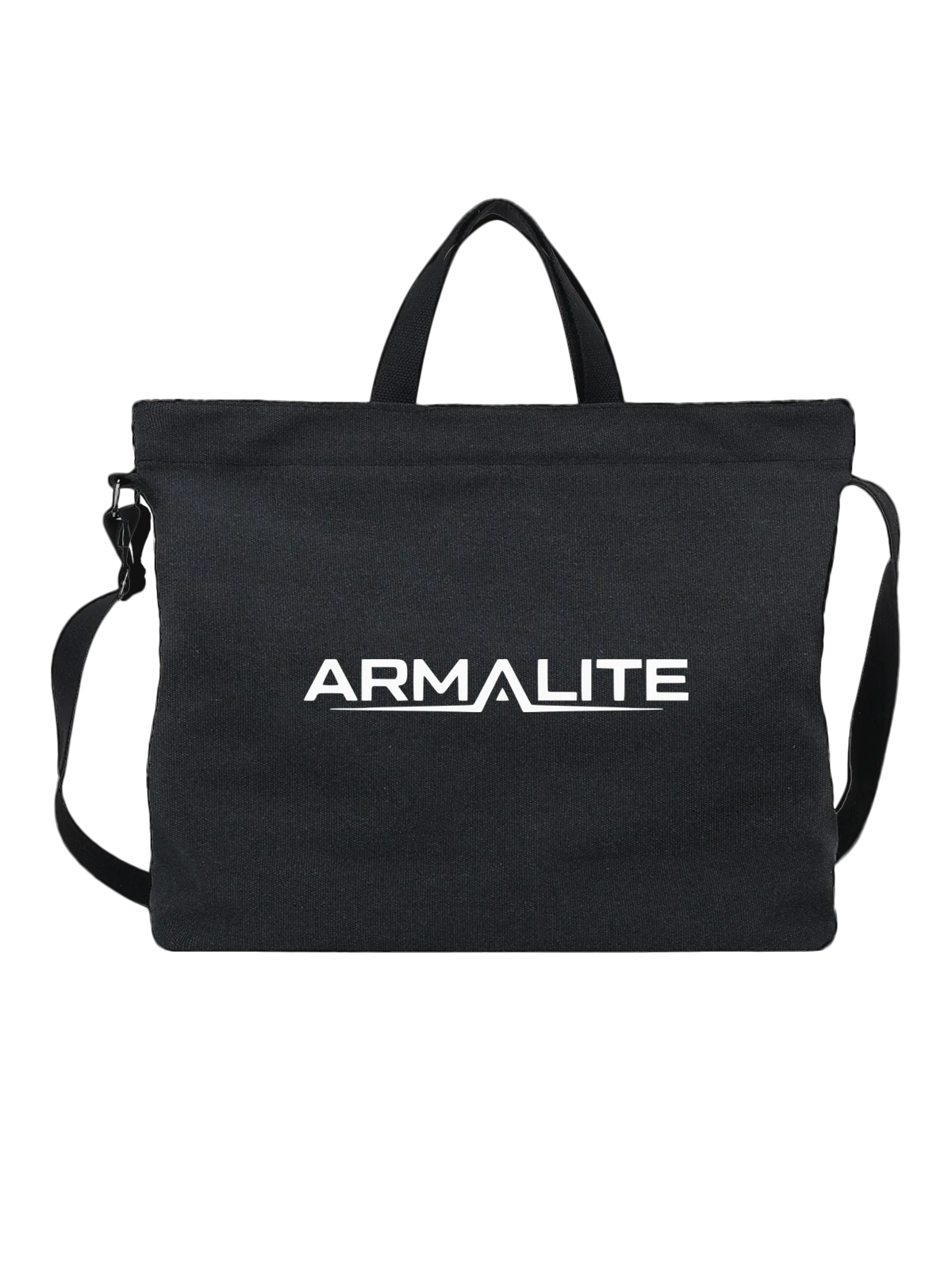 Сумка Armalite чёрная с принтом — инженерная история — Чёрная, фото 1