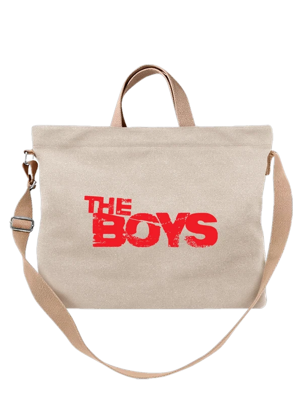 Сумка Пацаны the Boys логотип — Белая, фото 1