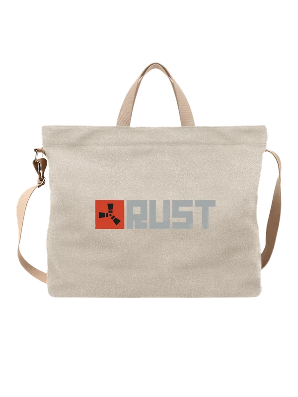 Сумка Раст Rust логотип игры — Белая, фото 1