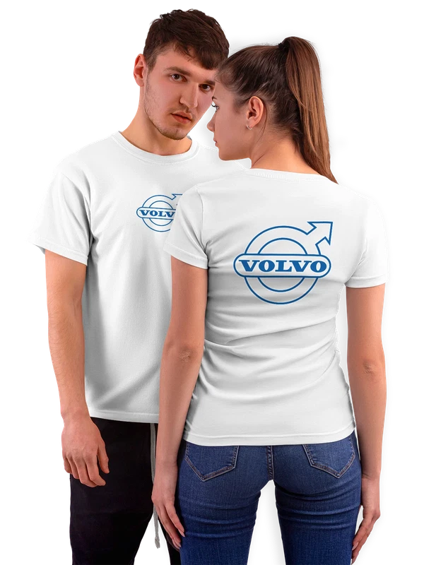 Футболка Volvo — Белая, фото 1