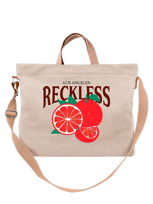 Сумка грейпфрут Los Angeles reckless — Белая, фото 1