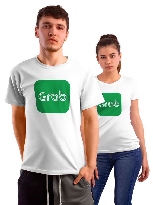Футболка Grab — Белая, фото 1