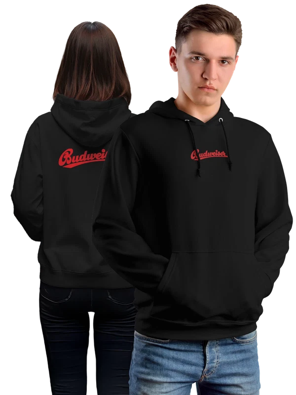 Худи Budweiser — Чёрная, фото 1