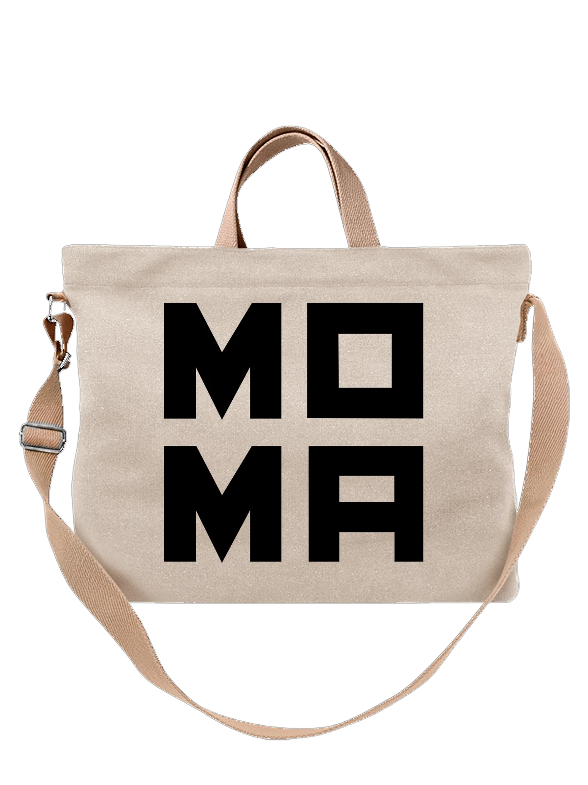 Сумка Moma белая с принтом — музей современного искусства — Белая, фото 1