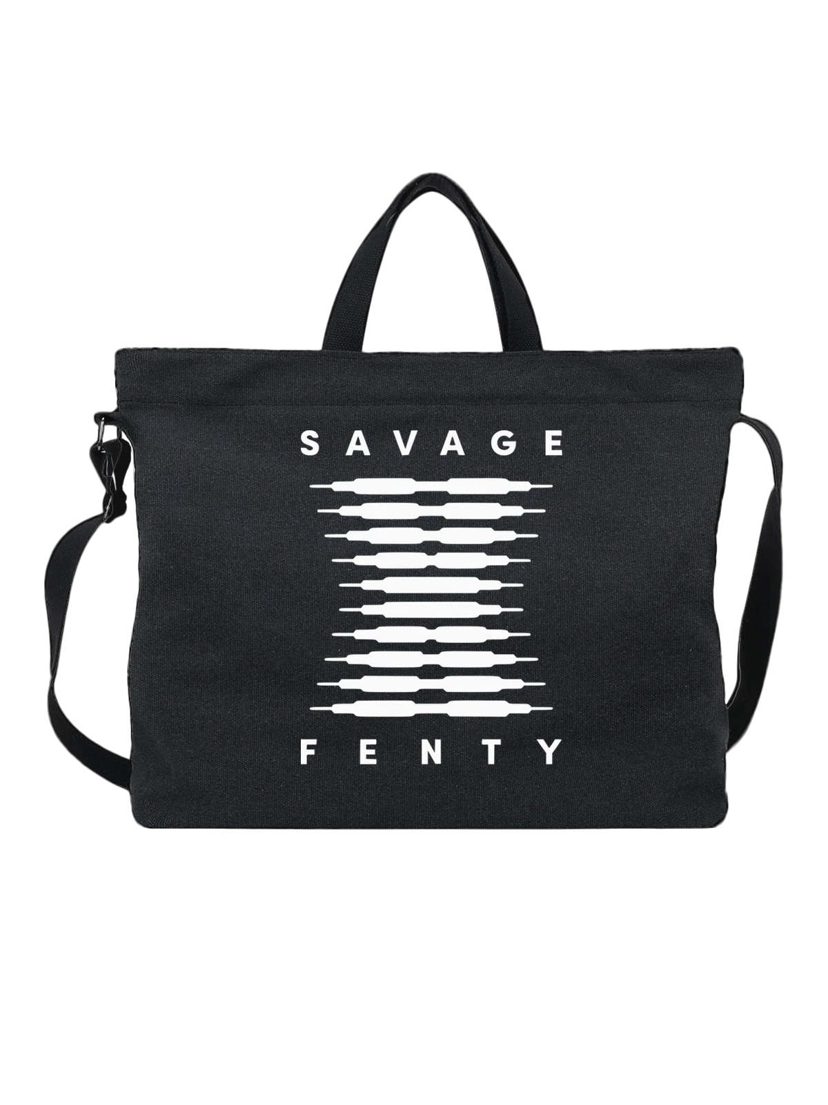 Сумка Savage x Fenty чёрная с принтом — белье и домашняя одежда — Чёрная, фото 1