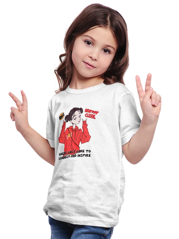 Футболка с девушкой аниме pretty girl — Белая, фото 1