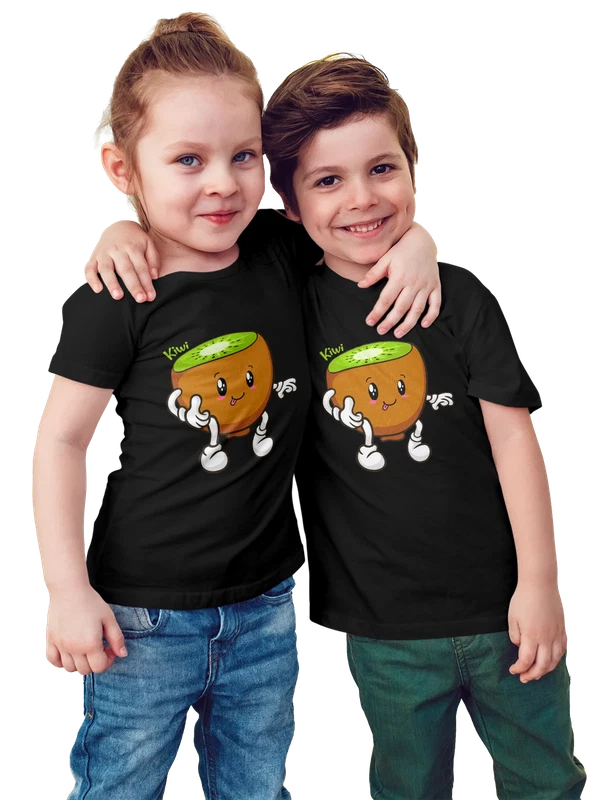 Футболка киви Kiwi — Чёрная, фото 1