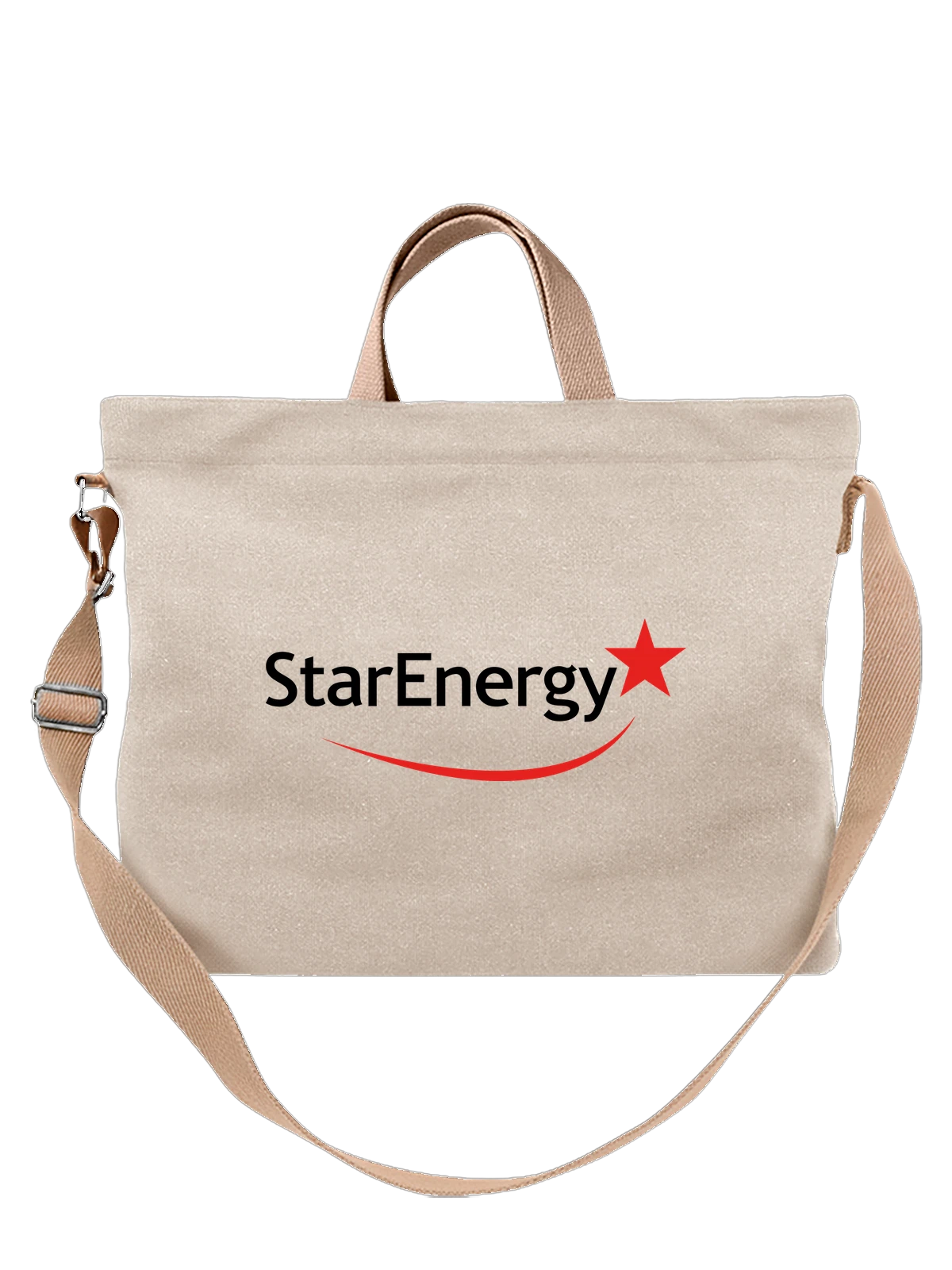 Сумка Energy Star белая с принтом — экономия электричества — Белая, фото 1