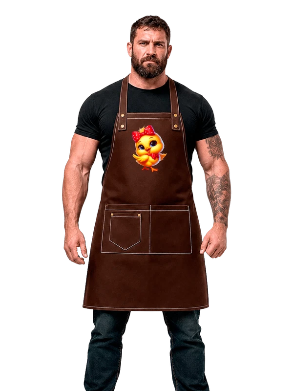 Фартук цыпленок — Чёрная, фото 1