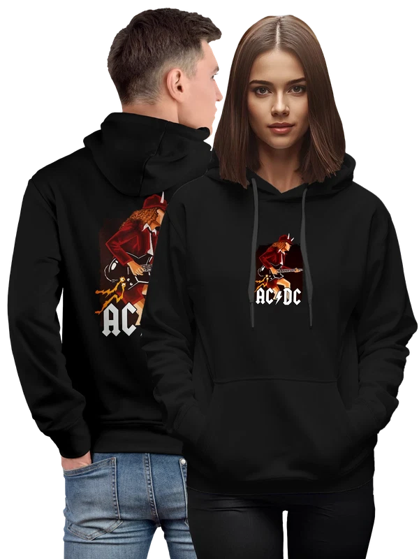 Худи AC DC Эйси Диси — Чёрная, фото 1