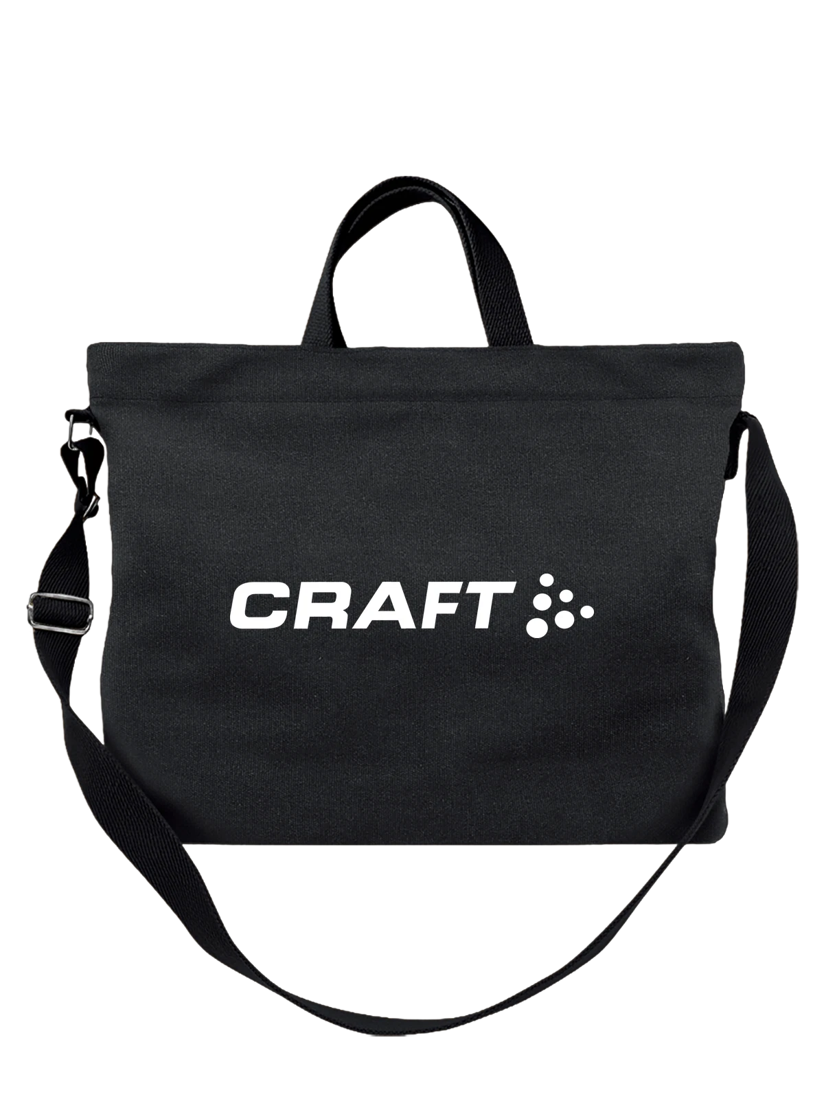 Сумка Craft чёрная с принтом — современная айдентика — Чёрная, фото 1
