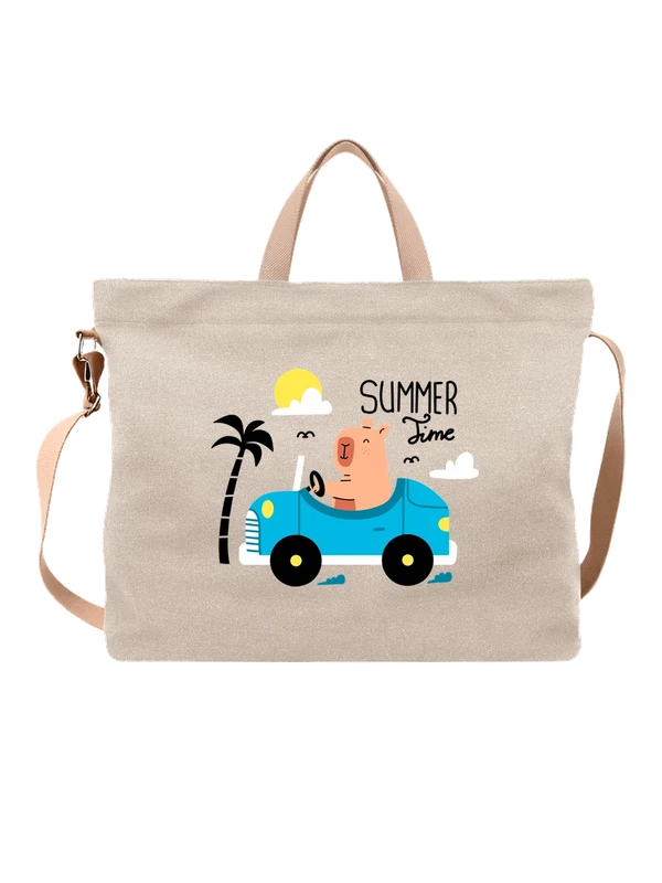 Сумка капибара summer time — Белая, фото 1