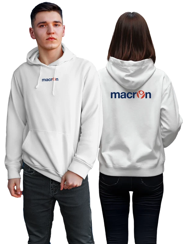 Худи Macron — Белая, фото 1