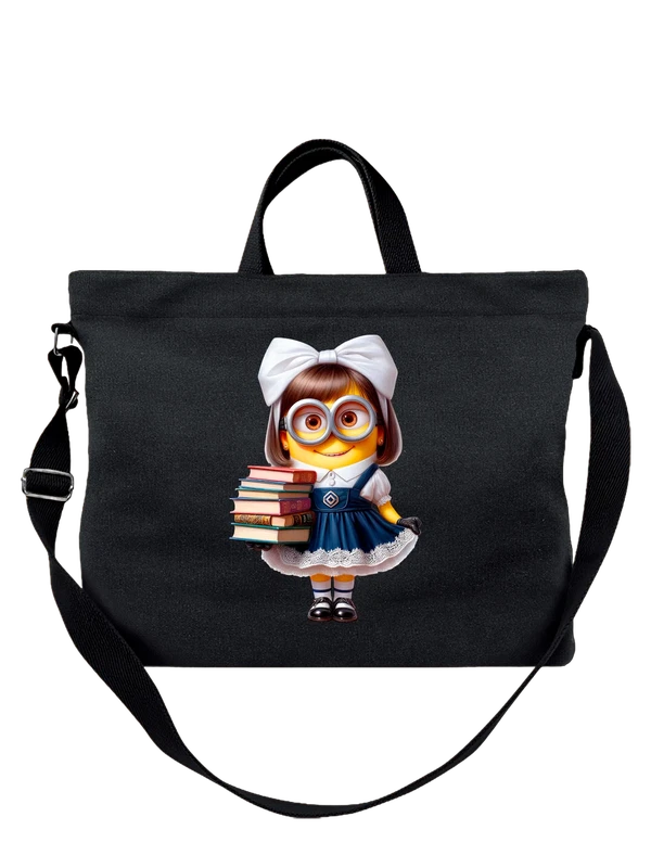 Сумка с Миньоном Minions школьницей — Чёрная, фото 1