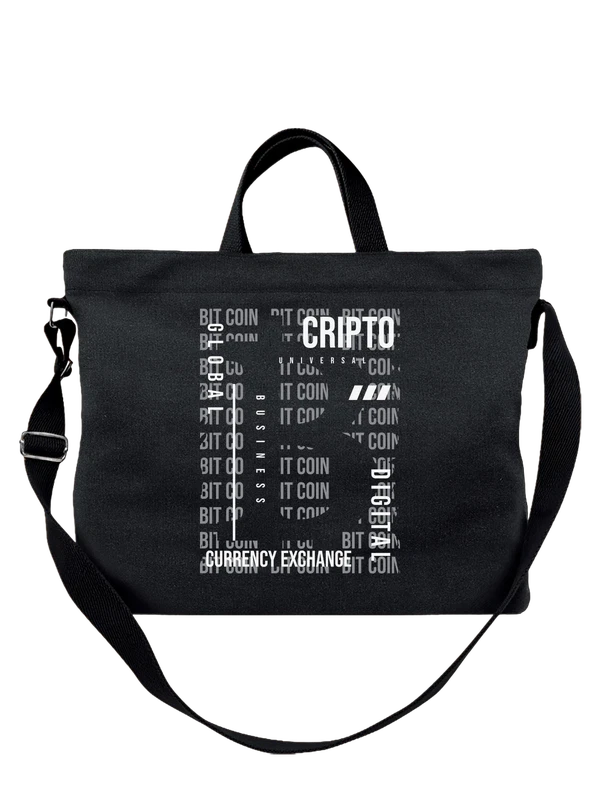 Сумка биткоин crypto global digital — Чёрная, фото 1