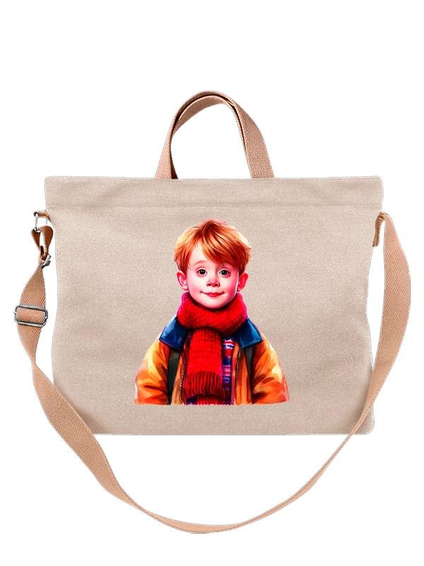 Сумка с Кевином Маккаллистером Один дома Home Alone — Белая, фото 1