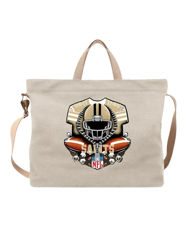 Сумка шлем и логотип New Orleans Saints NFL — Белая, фото 1