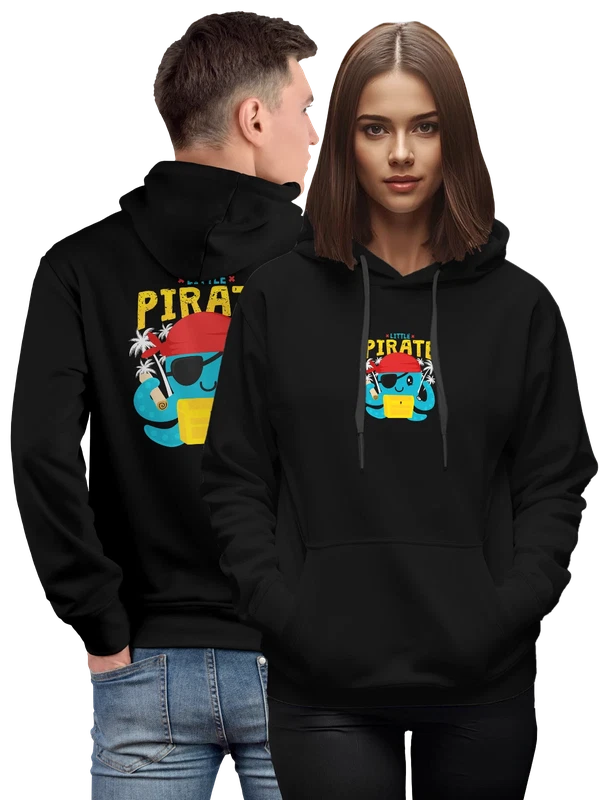 Худи осьминог пират little pirate — Чёрная, фото 1