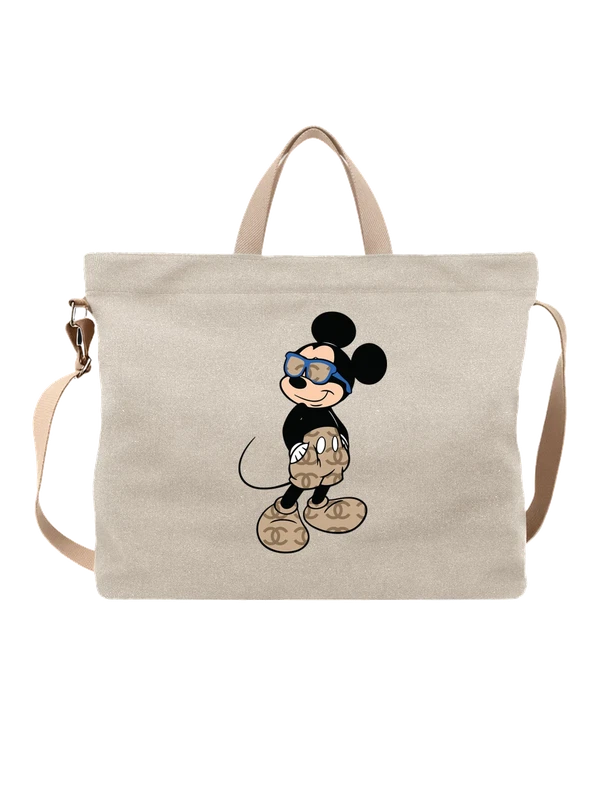 Сумка Disney Микки Маус в синих очках и кроссовках — Белая, фото 1