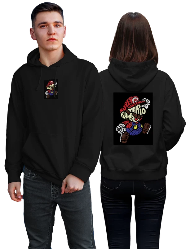Худи Super Mario Nintendo герои игры — Чёрная, фото 1