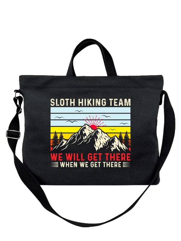 Сумка горы лес hiking team — Чёрная, фото 1