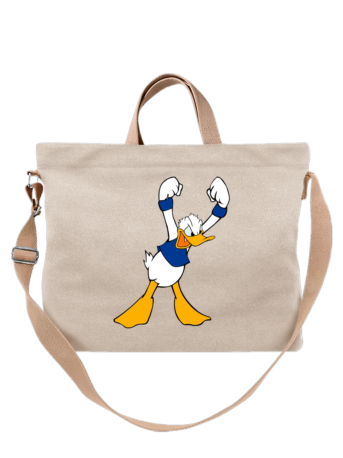 Сумка Дональд Дак Donald Duck белая с принтом — классическая анимация — Белая, фото 1